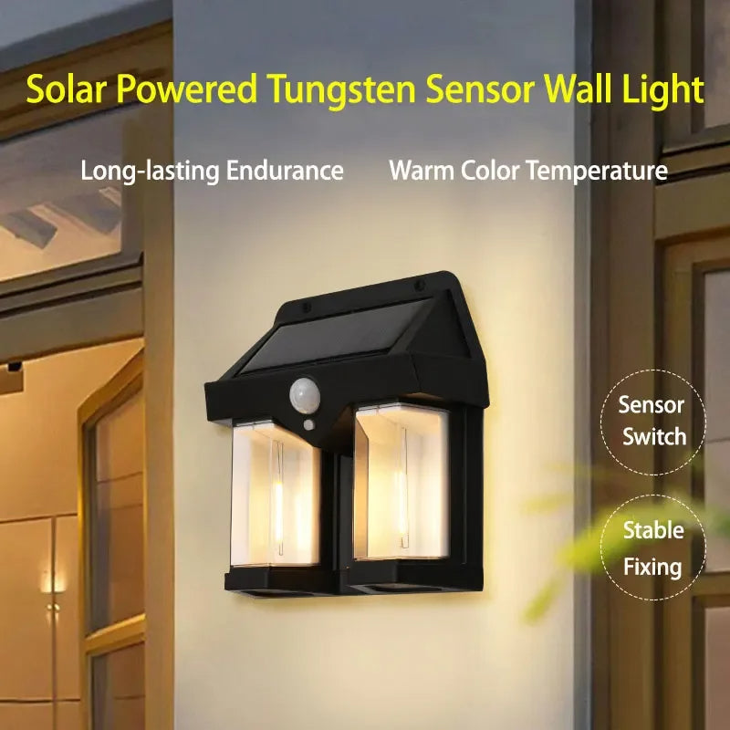 New LED Solar Tungsten Wire Warm Light